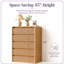 Commode haute 5 tiroirs Rundelle