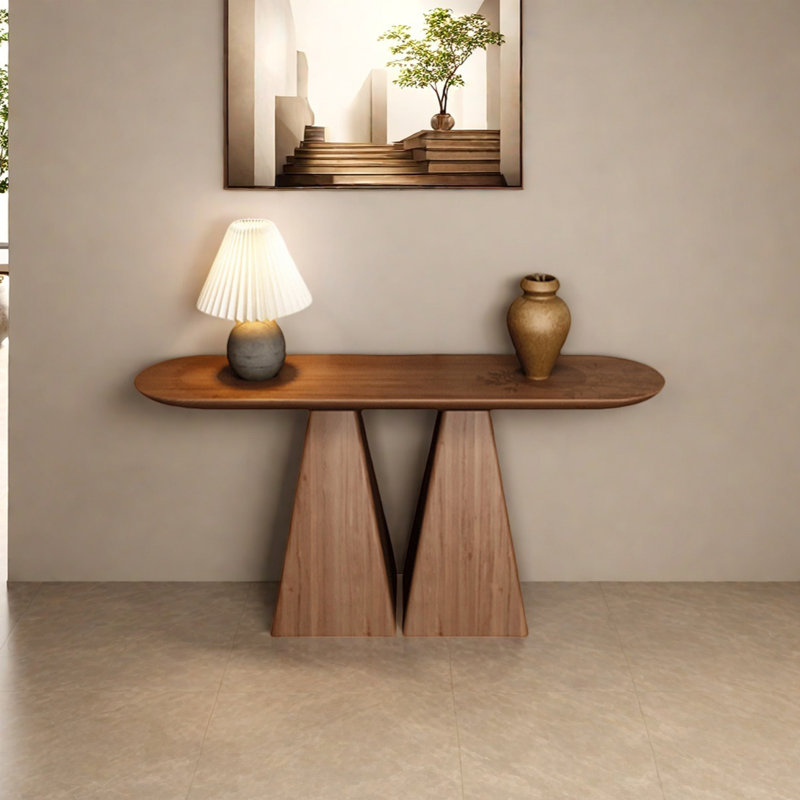 Console Retro Minimalist Art, H 31,5 po x l 59,06 po x P 11,81 po, Brun