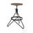 Swivel Adjustable Height Counter Stool with Metal Frame