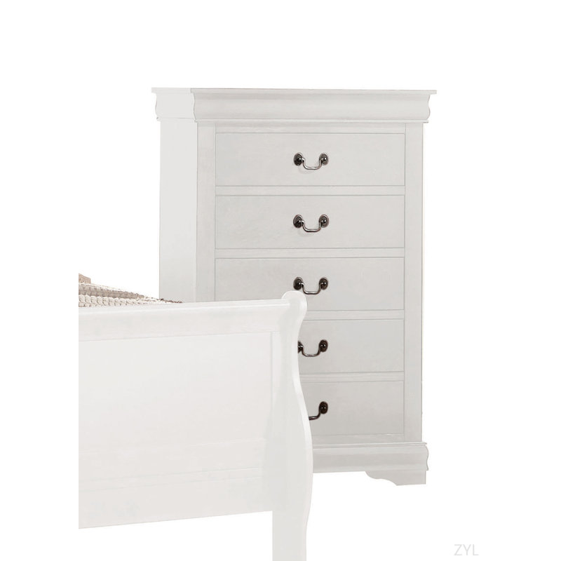 Philippe White Finish Chest, White