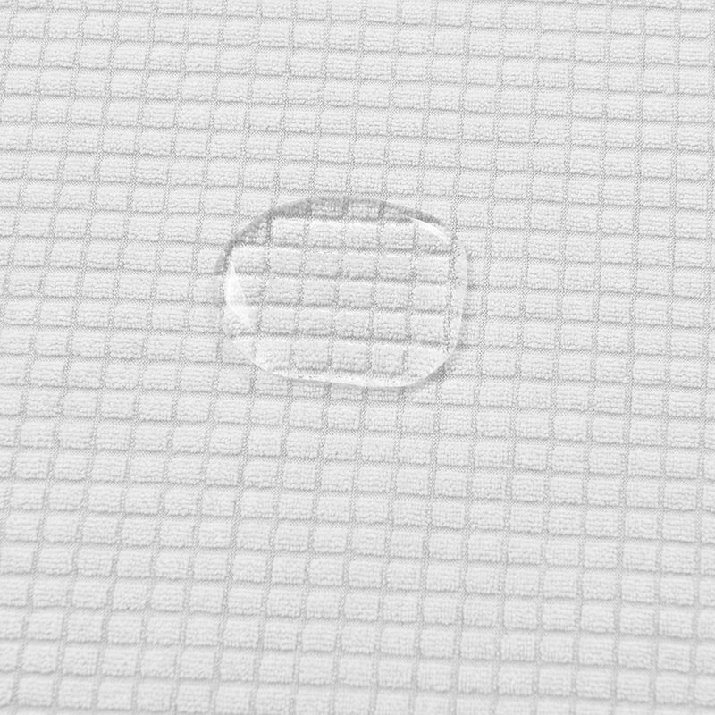 Housse pour fauteuil à coussins carrés / rectangulaires, Blanc