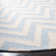 Rodgers Hand Woven Flat Weave Wool/Cotton Chevron Rug in Blue/Ivory