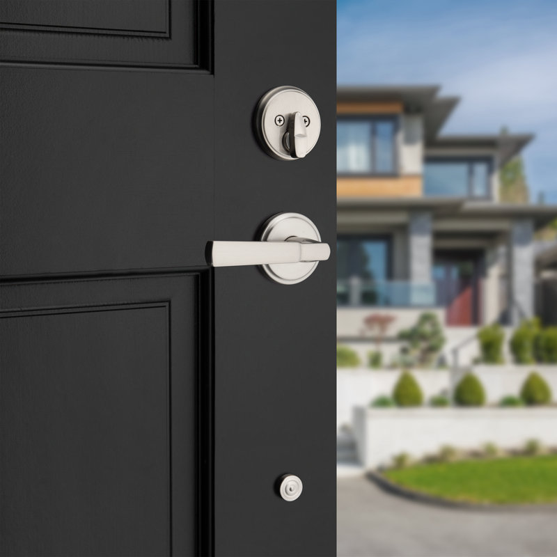 Perth Interior Lever Set, Satin Nickel