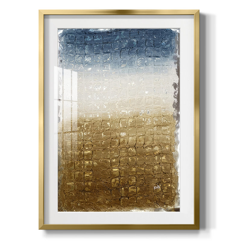 Imprimé Acadia II - Impression encadrée, H 25,5 po x l 17,5 po, Doré