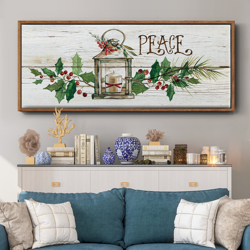 Rustic Peace - toile encadrée, H 24 po x l 60 po