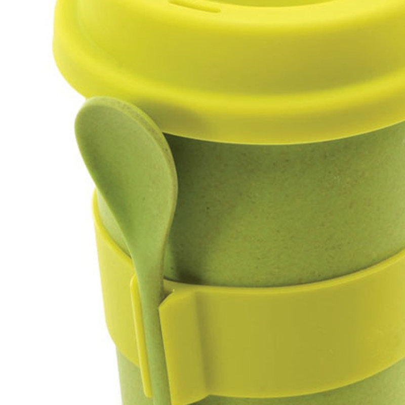 Inbox Zero Uli Travel Mug, Green