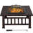 Pridgen Outdoor Square Fire Pit with Poker-815922666-905968999