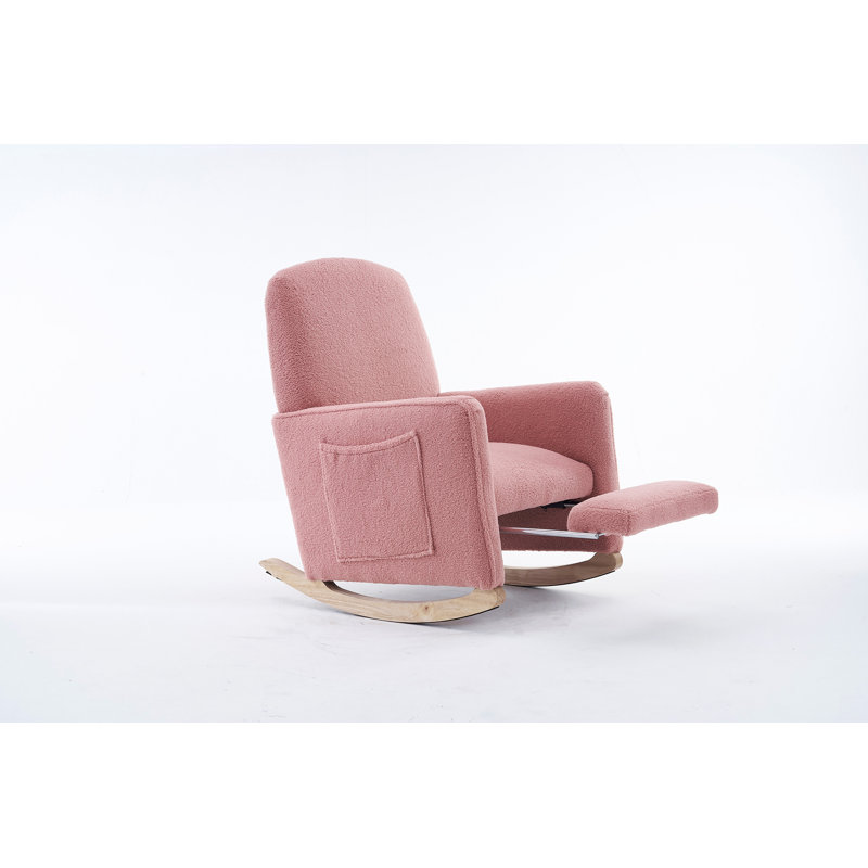 Chaise berçante Teddy, Rose