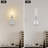 WILON Modern Wall Sconces Set Of 2, Bathroom Light Fixture With Clear Glass Shades, Indoor Wall Lamp For Vanity Mirror Bedroom Living Room Hallway Stairs-980363470