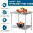 Stainless Steel 48''*24'' Commercial Kitchen Prep Table With Under Shelf For Restaurant And Home - Easy To Clean , 31.5 Inch Ideal Food Tasks 48 By 24 Work Spacious Width Surface, Height Cooking