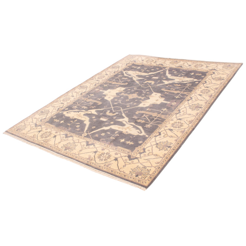 Tapis unique gris foncé de 9 pi 1 po x 12 pi 0 po