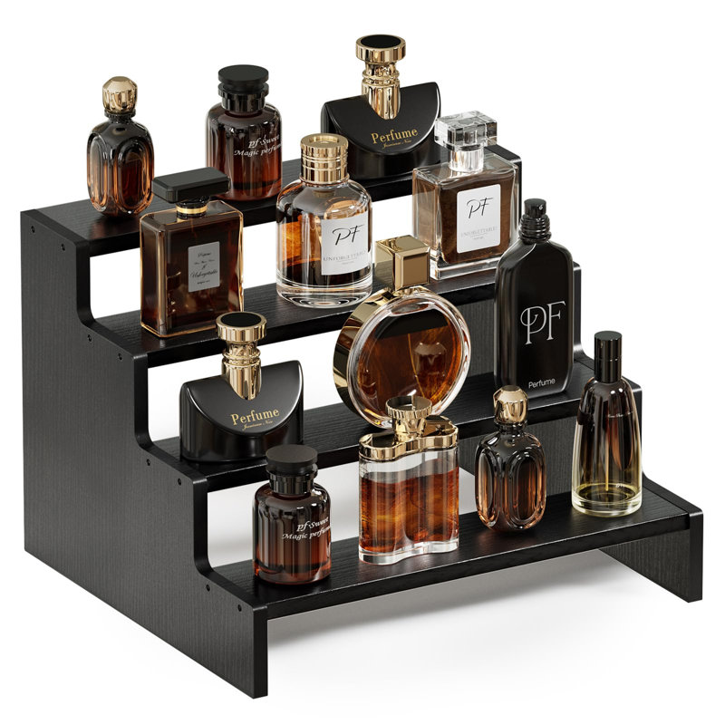 Wood Makeup Organiser
