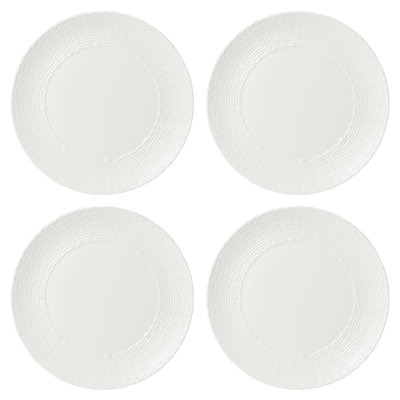 Assiettes plates Wicker Creek, ensemble de 4