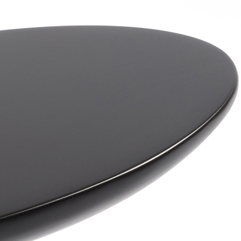 Table d'appoint Modern, table d'appoint 20 po, Noir mat