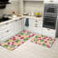 Tapis de cuisine à motif de vigne tomate 2 pièces rose, cuisine familiale, espace de vie dans la cabane