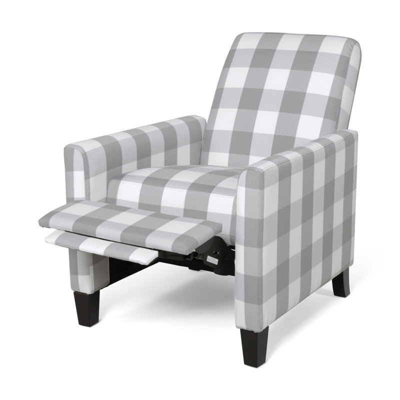Fauteuil inclinable en tissu Huntoon, Mélange de polyester gris