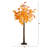 Pre-Lit Autumn Maple Artificial Fall Tree With 660 Warm White LED Lights-1633705713