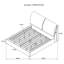 Lit plateforme oriental gris anthracite Brewster-542608675-568926077