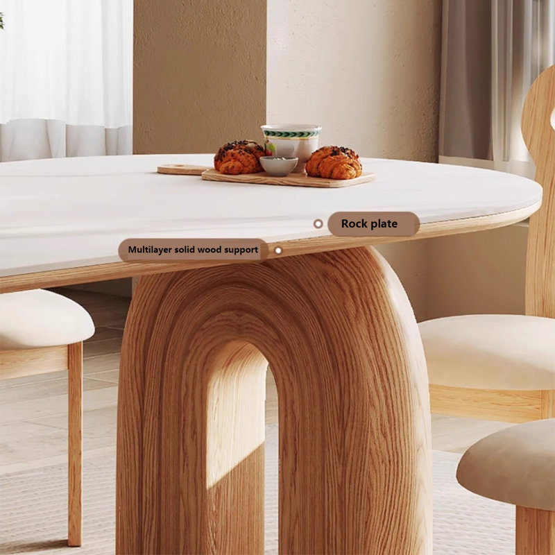 Table de salle à manger Modern Modern, H 29,5 po x L 55,1 po x l 31,5 po