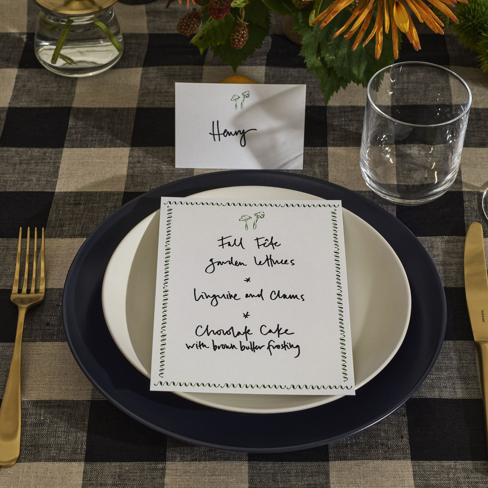 11" Ceramic Dinner Plate, Midnight