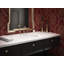 Kaali 60 Oval 23-3/8" Undermount Lavatory Sink in Volcanic Limestone with Internal Overflow