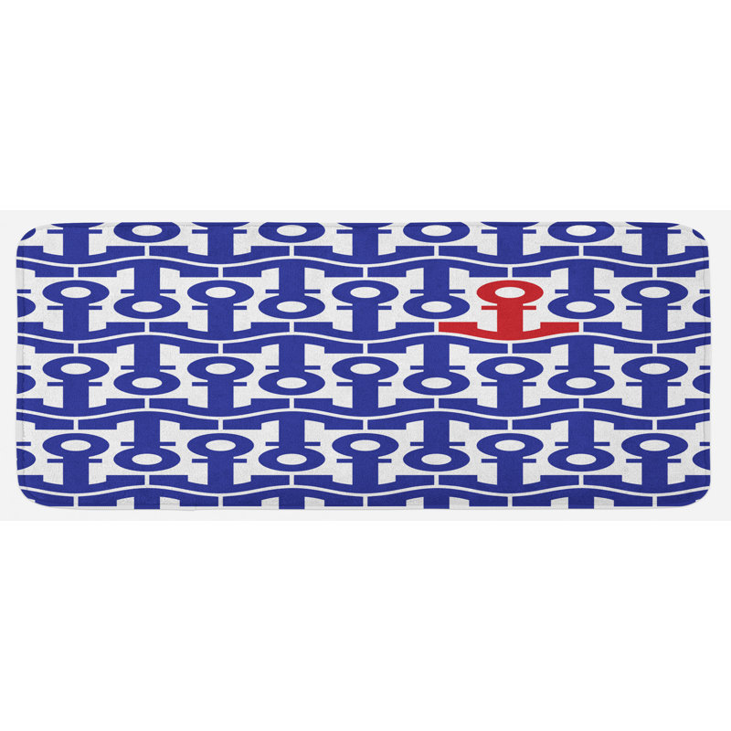 Tapis de cuisine nautique