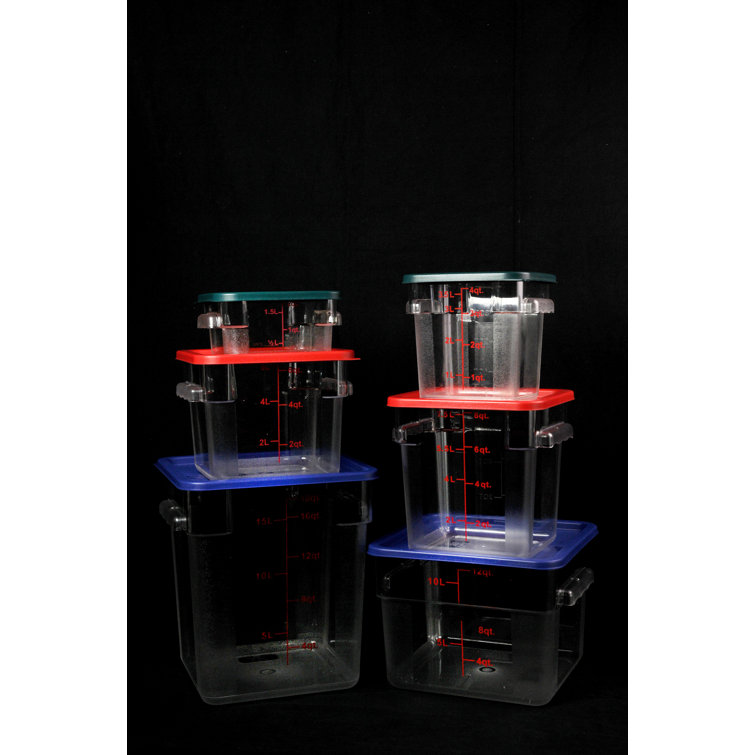 Doegolia Polycarbonate 6 Container Food Storage Set
