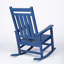 Ensemble de chaises berçantes toutes saisons avec table d'appoint, ensemble de chaises berçantes 3 pièces à texture de bois (comprend 2 chaises berçantes et 1 table)-1846177246