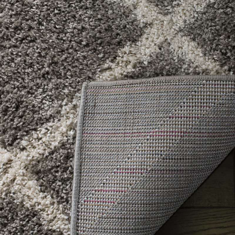 Darrol Performance Geometric Rug, Square 5'3", Ultra Plush 2"