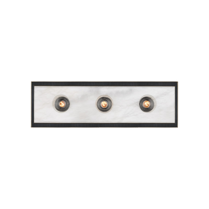 Berdine 3 - Light Bath Bar, Natural/Oil Rubbed Bronze