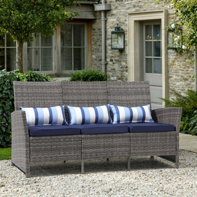 Outdoor Patio Sofa With Cushions