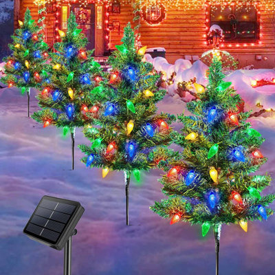 Piquet de jardin arbre de Noël