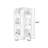 Nut-Brown Modern Solid wood Rotating Bookshelf-1067284214