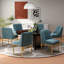Chaise d'appoint en velours Baudel-2036812411-2036812409