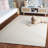 Shirebrook Hand Woven Wool/Cotton Geometric Rug in Ivory-453666335