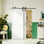 Bypass Barn Doors - Modern K- Shape Design Bypass Barn Door - Sliding Closet Door With Hardware Kit-108046513