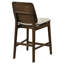 Chaise de comptoir rembourrée Redbridge crème et noyer-1511069666-1511069667