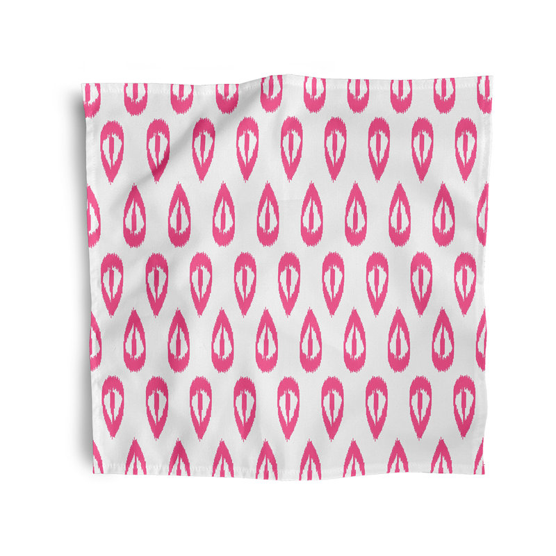 Gulielma Ikat Tears Napkins, Pink