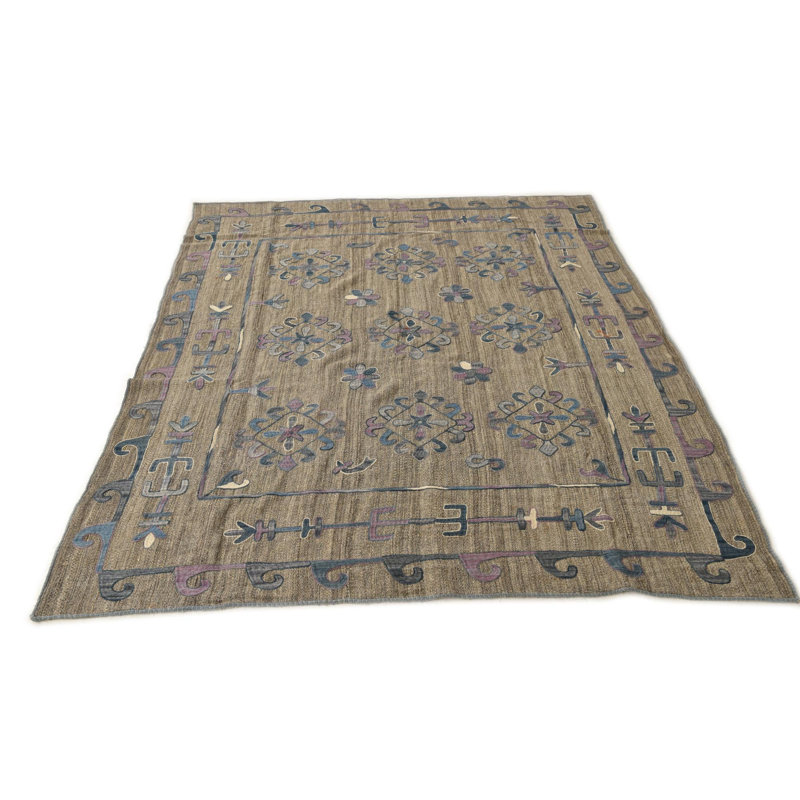 Tapis gris foncé Nathanael