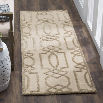 Zandbergen Hand Tufted Wool Geometric Rug