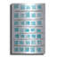  'Ocean Blue 2' by Wild Apple Portfolio Metal Wall Art, 16" x 24"-1438588487