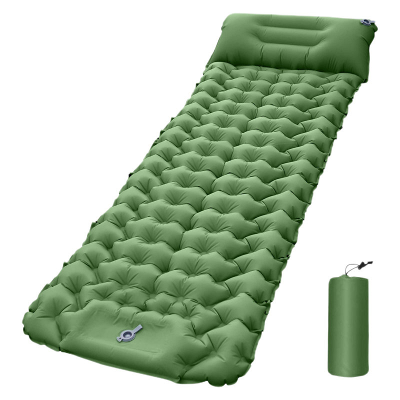 Step On Inflatable Sleeping Pad Outdoor Proof Sleeping Pad Camping Portable Nap Cushion, Navy