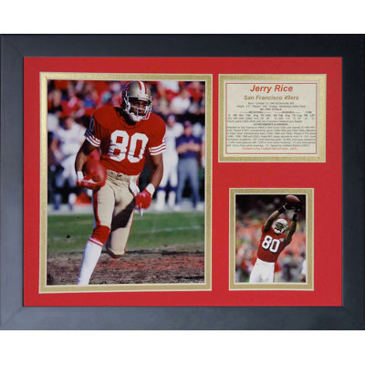 Jerry Rice Framed Memorabilia