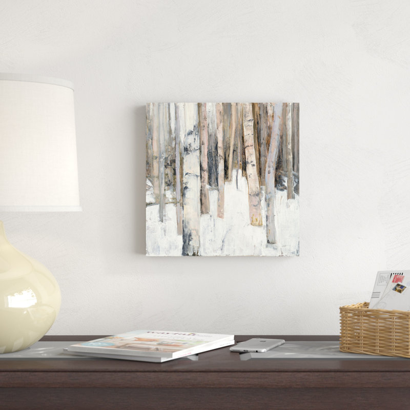 Lumière chaude d'hiver I, H 12 po x l 12 po x P 1,25 po