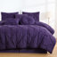 Ensemble d'édredon en microfibre 7 pièces Sydney Pintuck