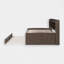 Lit plateforme avec lit gigogne et 3 tiroirs de rangement-458670448