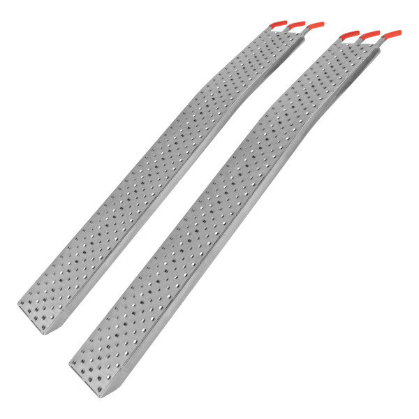 Set of Two 69-Inch Steel Loading Ramps with Anti-Skid Design