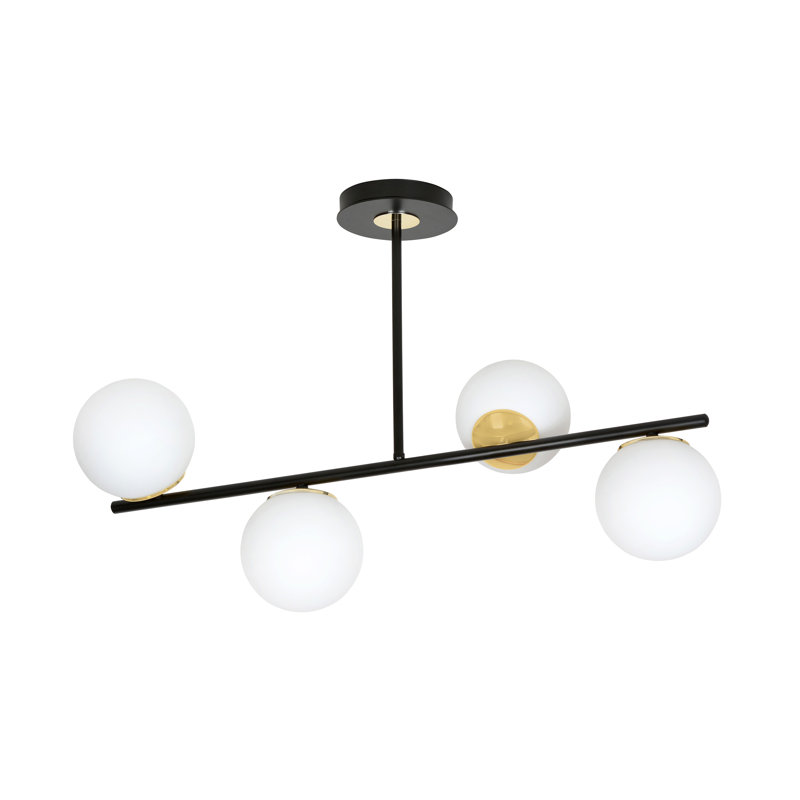 Gambier 4 - Light Unique/Statement Pendant, Black