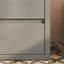 Meuble-lavabo 30 po avec lavabo en céramique et 2 tiroirs pleine extension, meuble-lavabo autoportant avec poignée libre à 45 °, glissières de tiroir à fermeture en douceur, gris-708347327