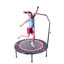 Mini trampoline d'exercice 40 pouces pour adultes ou enfants Trampoline de remise en forme d'intérieur avec coussin de sécurité Capacité de charge de 300 lb